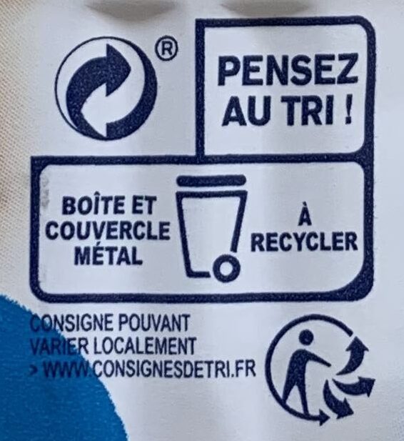 Filet de maquereaux - Recycling instructions and/or packaging information - fr