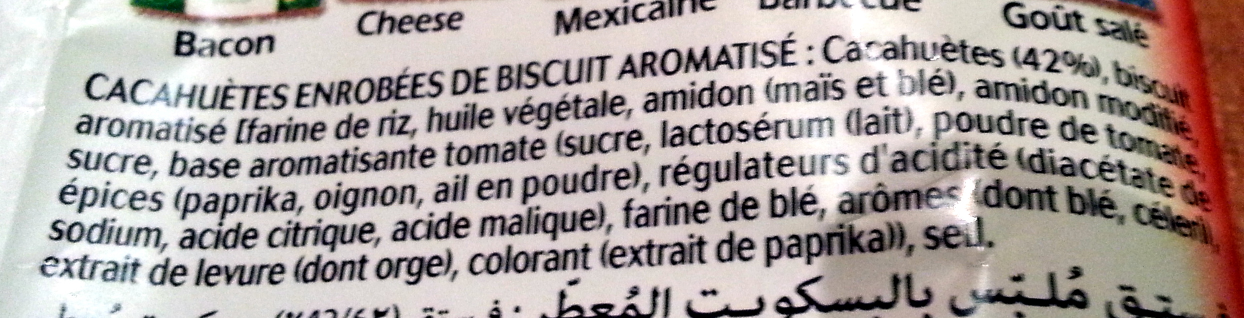 Twinuts goût tomate - Ingredients - fr