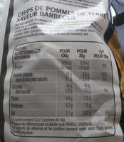 Chips - Nutrition facts - fr