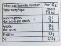 Cheverny Assortiment de chocolats au lait Noirs et Blancs - Nutrition facts - fr