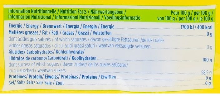 Extra fin - Nutrition facts - fr