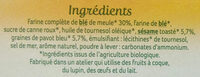 Sablés sésame & pavot - Ingredients - fr