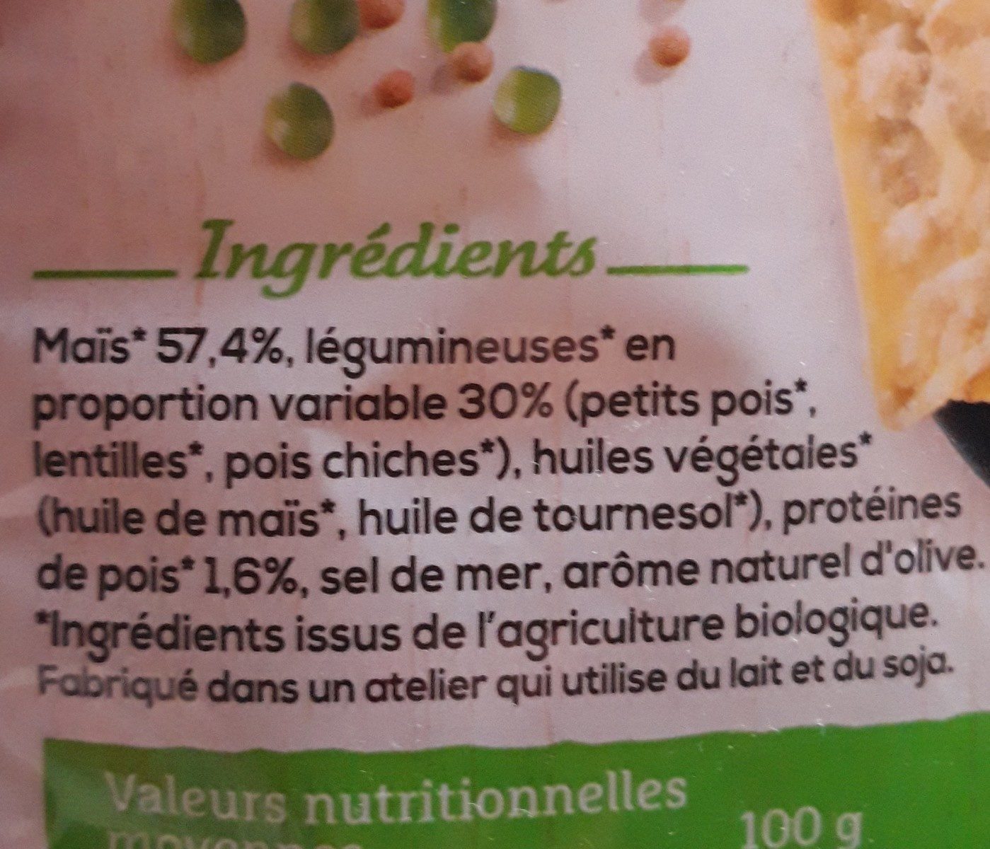 Crousti crackers - Ingredients - fr