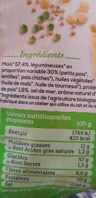 Crousti crackers - Nutrition facts - fr