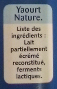 Nature - texture ferme - Ingredients - fr
