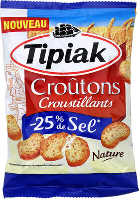 Croûtons nature -25% sel - Product - fr