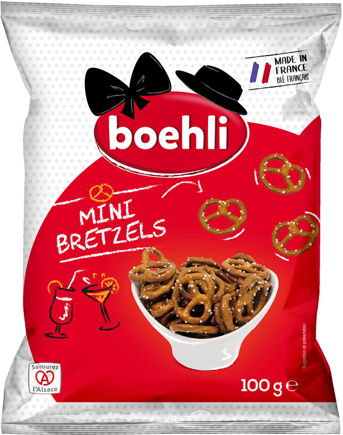 Sachet mini bretzels - Product - fr