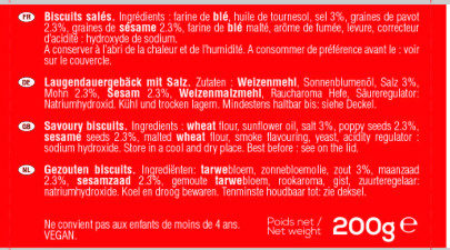 Cubi rondzels - Ingredients - fr