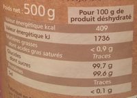 Sucre Barbe à papa coca-cola - Nutrition facts - fr