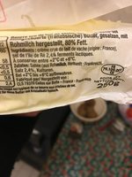 La baratte du crémier - Beurre demi-sel - Ingredients - fr