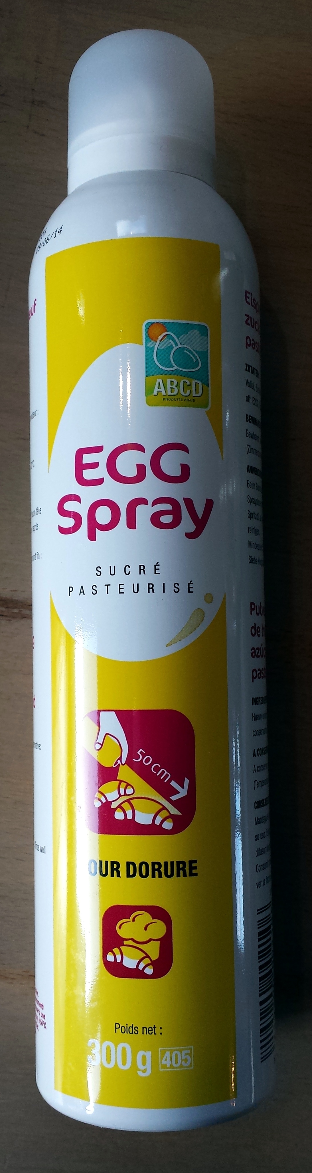 Egg spray sucré pasteurisé pour dorure - Product - fr