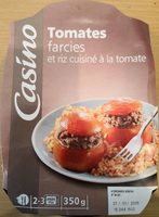 Tomates farcies et riz cuisiné à la tomate - Product - fr