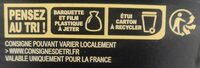 Flûtes Oignon Ciboulette - Recycling instructions and/or packaging information - fr