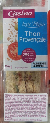 Sandwich Thon Provençale - Pain de mie complet - Product - fr