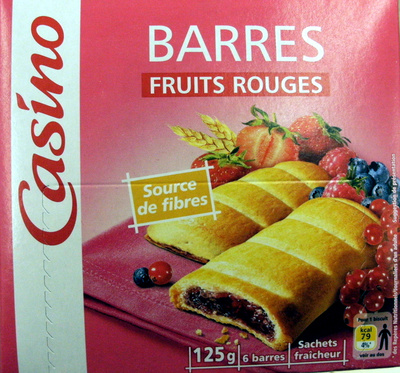 Casino barres fruits rouges - Product - fr