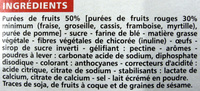 Casino barres fruits rouges - Ingredients - fr