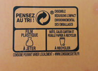 Lipton Thé Coffret 60 Sachets - Recycling instructions and/or packaging information - fr