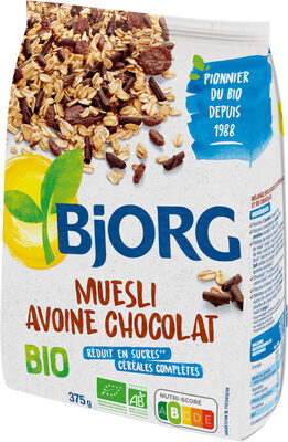 Muesli avoine chocolat bio - Product - en