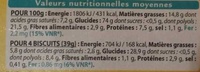 Petit nature saveur spéculoos - Nutrition facts - fr