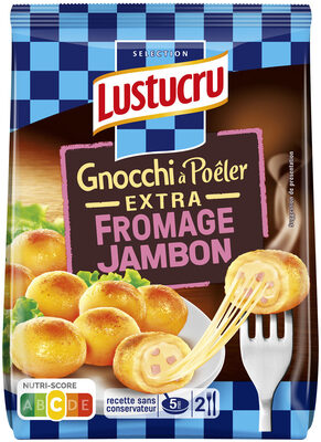 Lustucru gnocchi a poeler extra fromage jambon 280g - Product - fr