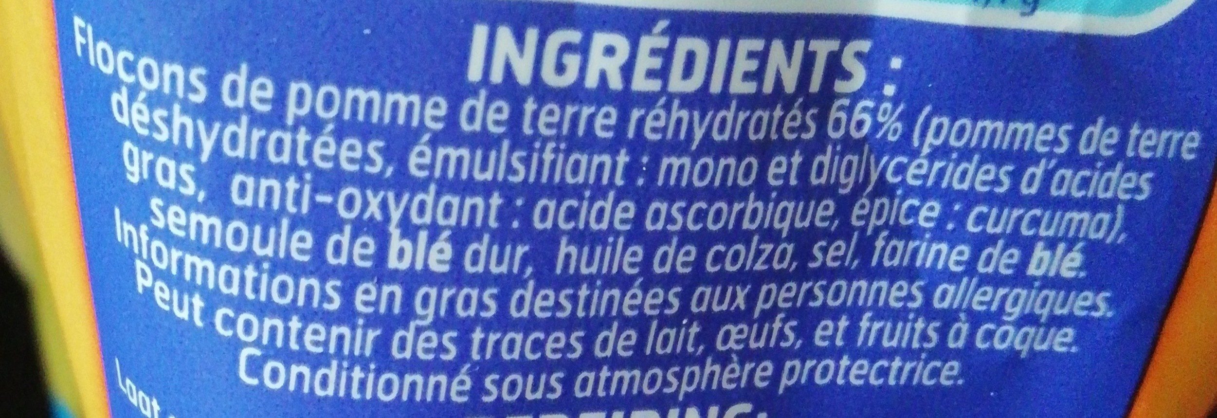 Gnocchi à Poêler - Ingredients - fr
