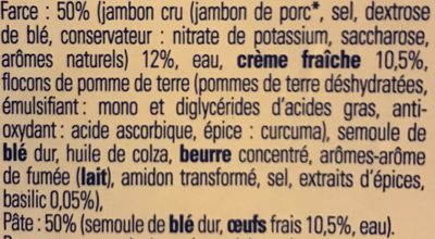 Tortellini jambon cru - Ingredients - fr