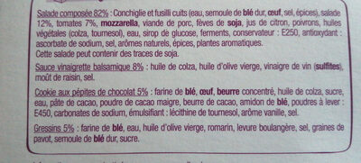 Salade & Compagnie - Roma - Ingredients - fr