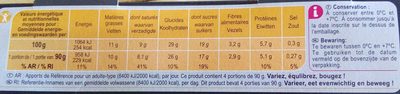 Profiteroles au chocolat - Nutrition facts - fr