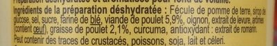 Fond saveur volaille - Ingredients - fr