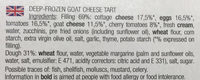 Tarte au chèvre, Tomates cerises et courgettes grillées - Ingredients - en