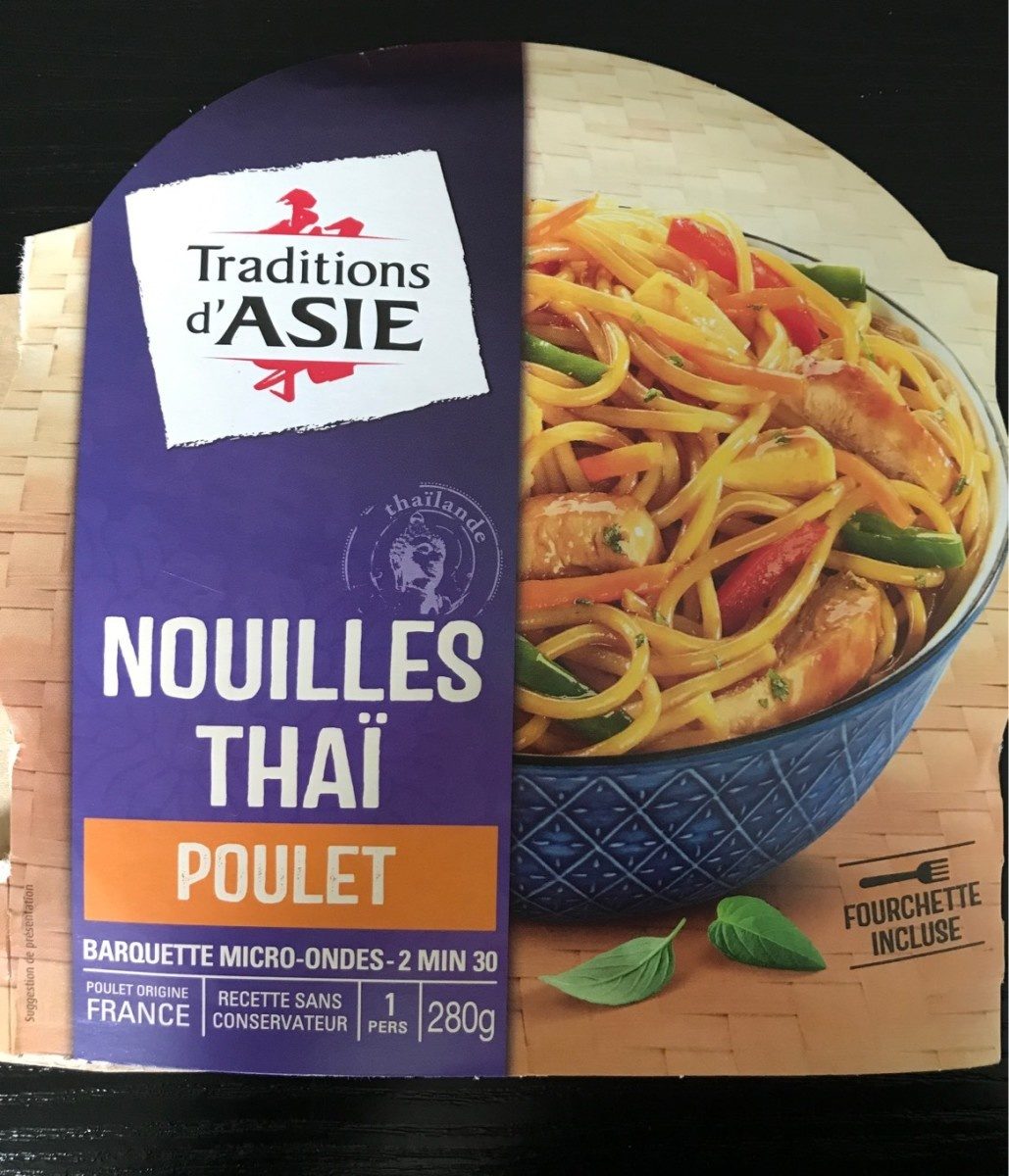 Nouilles thaï au poulet avec sauce soja caramélisée - Product - fr