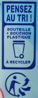 Eau de source - Recycling instructions and/or packaging information - fr