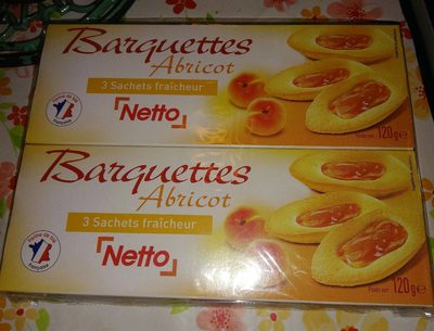 Barquettes Abricot - Nutrition facts - fr