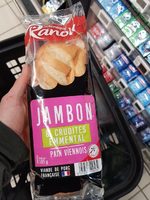 Pain viennois jambon & crudité emmental - Product - fr