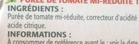 Coulis de tomates - Ingredients - fr