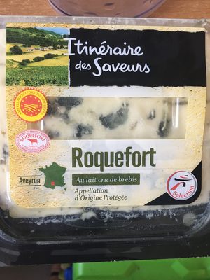 Roquefort - au lait cru de brebis - Appellation d'Origine Protégée - Aveyron Itinéraire des Saveurs - Ingredients - fr