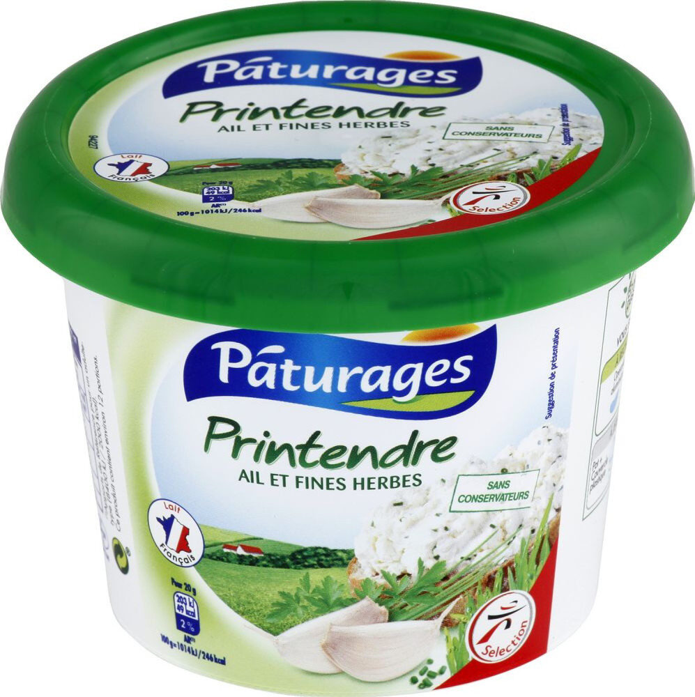 Printendre - Fromage ail et fines herbes - Product - fr