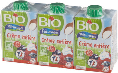 Crème liquide entière 30 % MG BIO - Product
