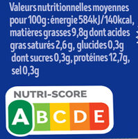 6 œufs coque fermiers label rouge de - Nutrition facts - fr