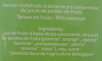 Multifruits - Ingredients - fr