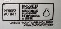 Beurre tendre à tartiner demi-sel 80% de matière grasse - Recycling instructions and/or packaging information - fr