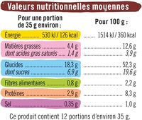 Briochettes pépites de chocolat lait - Nutrition facts - fr