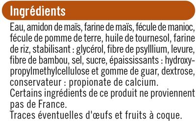 Mini baguettes - Ingredients - fr