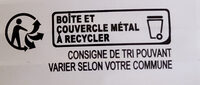 Ravioli pur boeuf - Recycling instructions and/or packaging information - fr