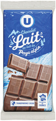 Tablette de chocolat au lait alpin - Product - fr