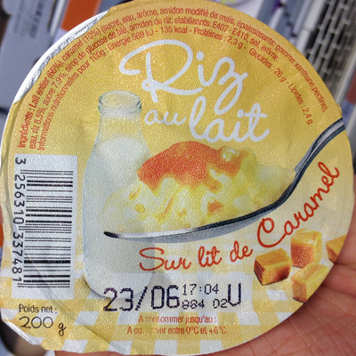 Riz au lait Sur lit de Caramel - Product - fr