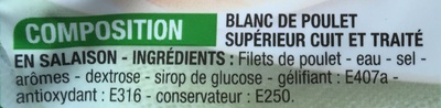 Jambon de poulet 60g - Ingredients - fr