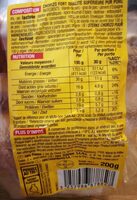 Chorizo Fort - Nutrition facts - en