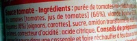 Sauce Bolognaise - Ingredients - fr