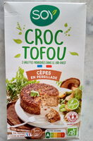 Croc tofou Cèpes en Persillade - Recycling instructions and/or packaging information - fr